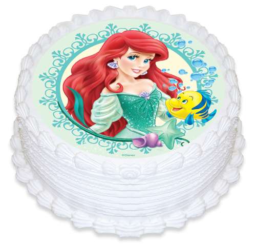 Ariel The Little Mermaid Edible Icing Image - Click Image to Close
